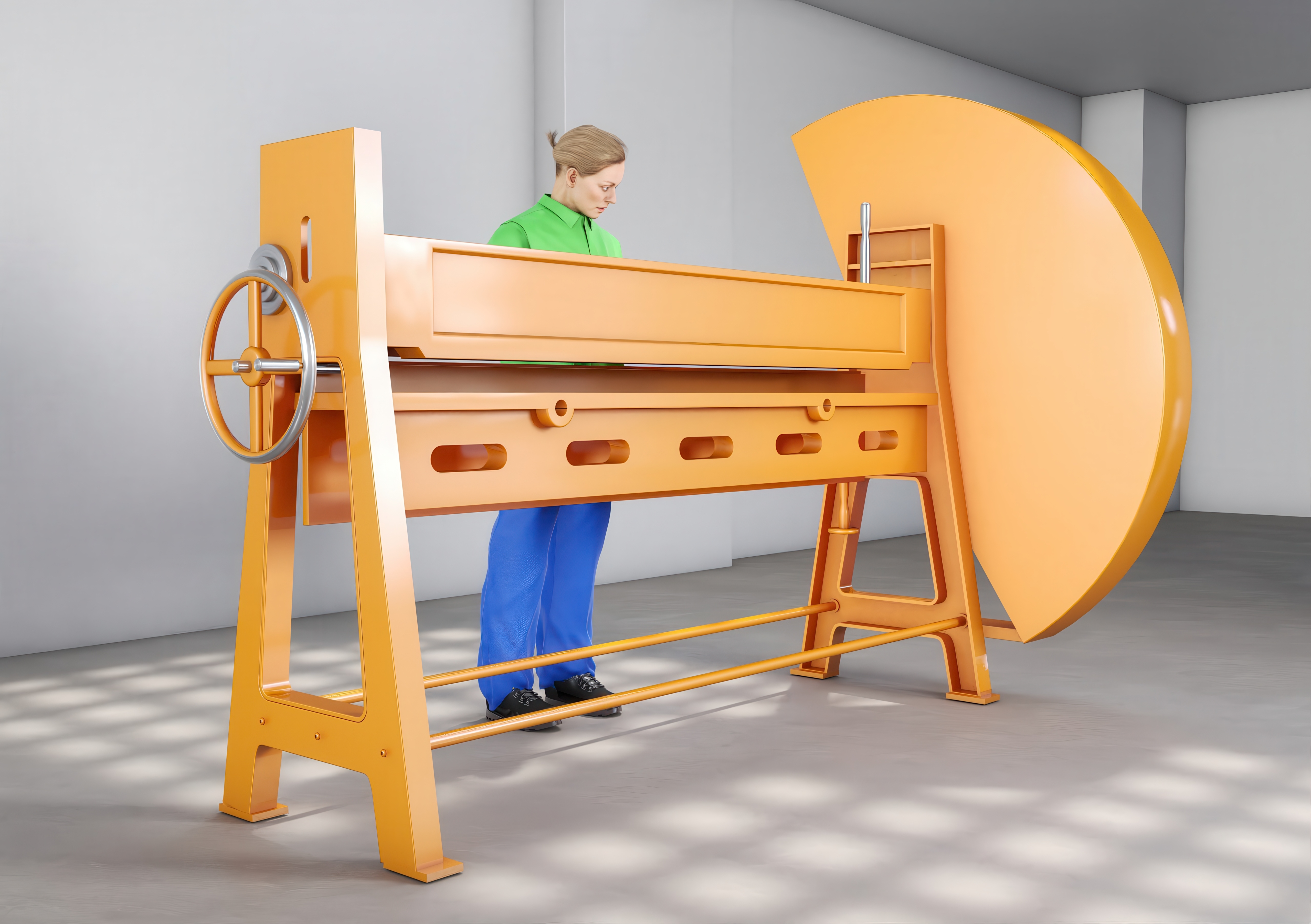 Handbetriebene Schwenkbiegemaschine